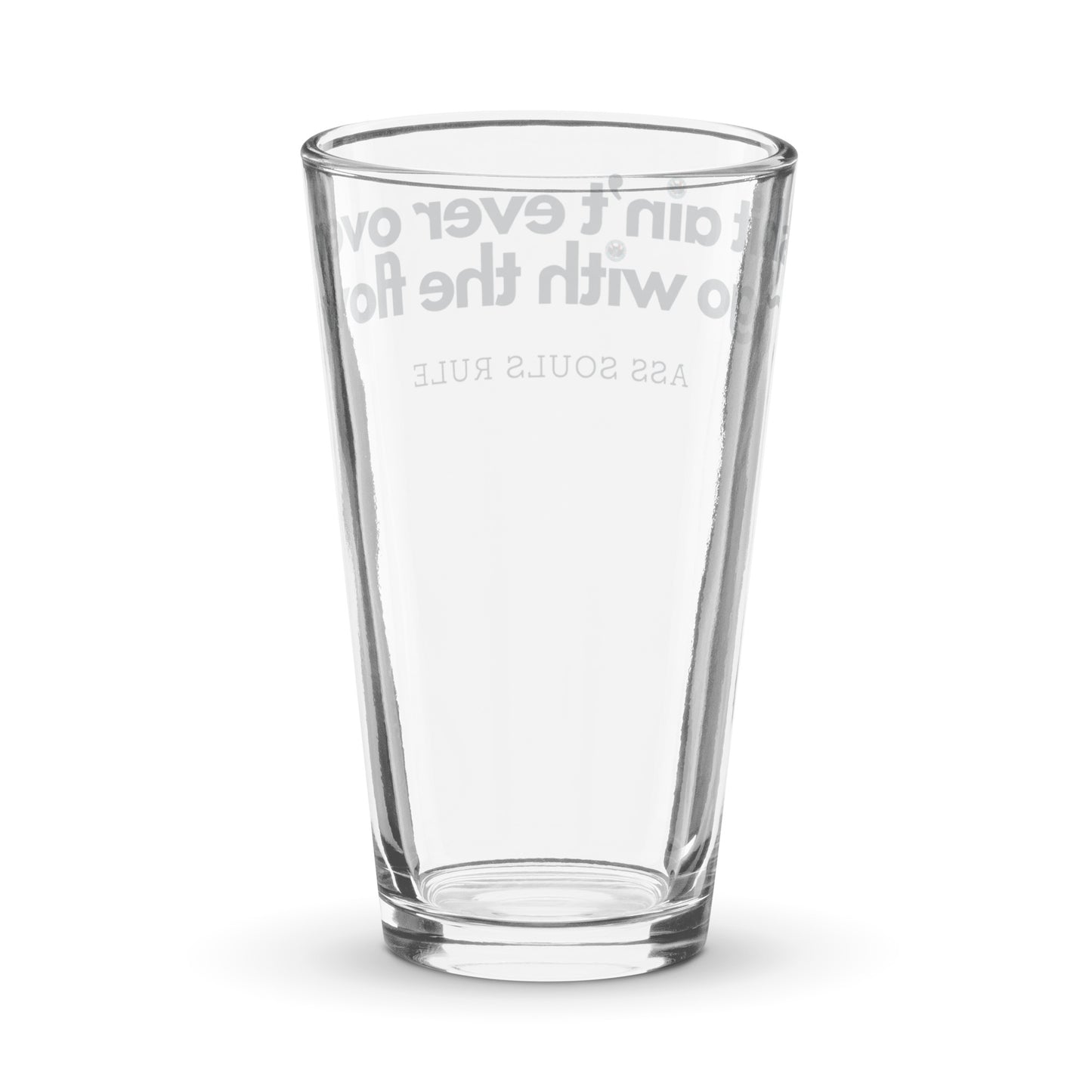 Go With the Flow shaker pint glass