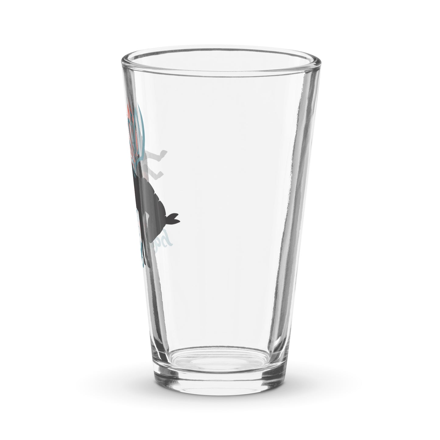 Sassy, Classy, & Bad Assy shaker pint glass