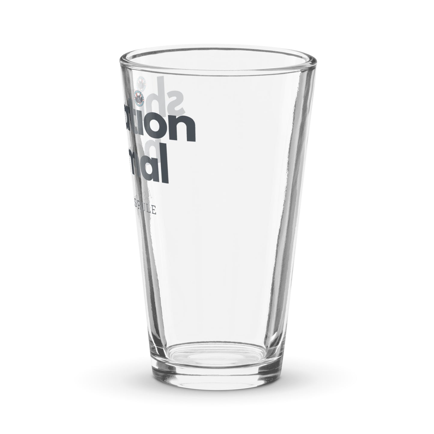 Shituation Normal shaker pint glass