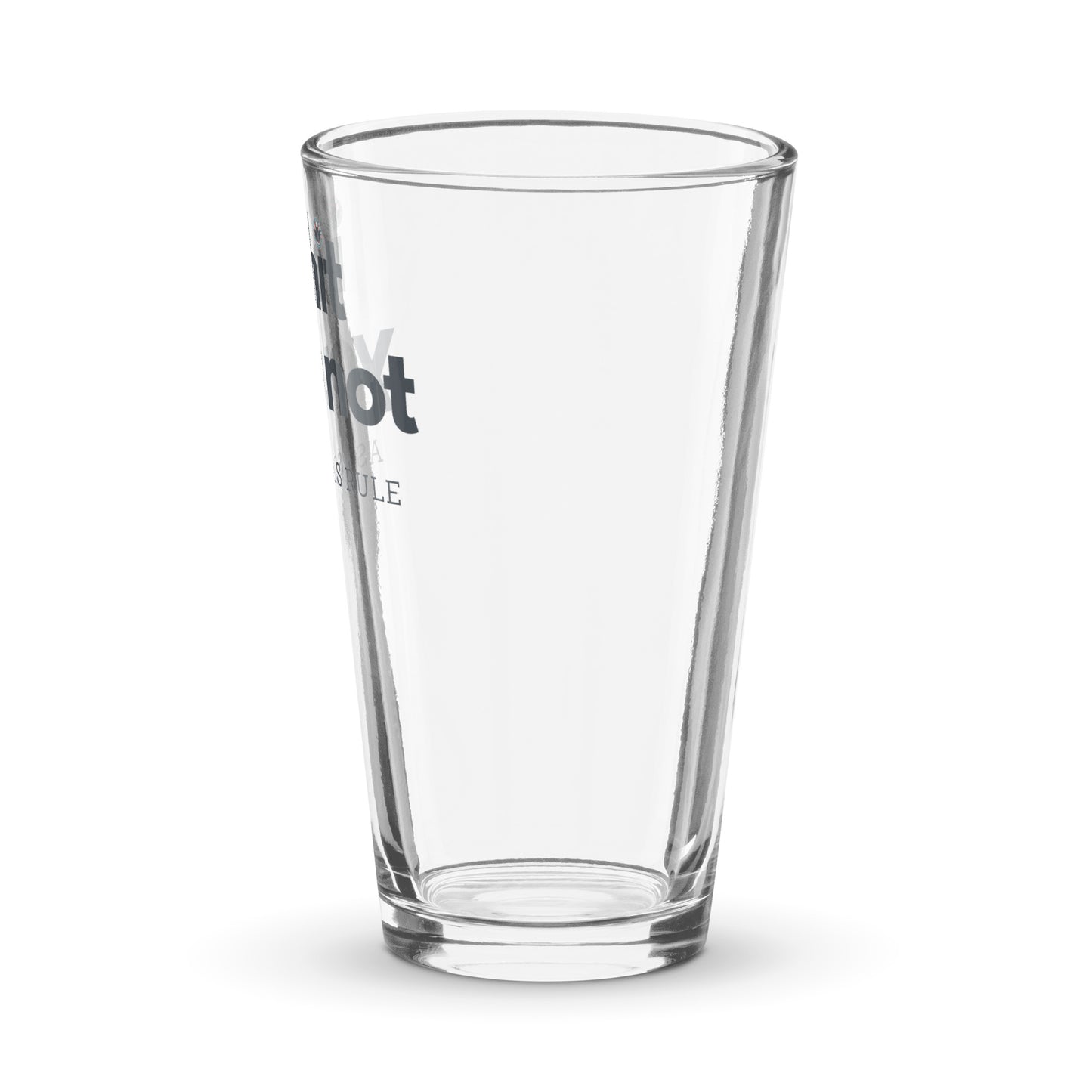 I Shit You Not shaker pint glass