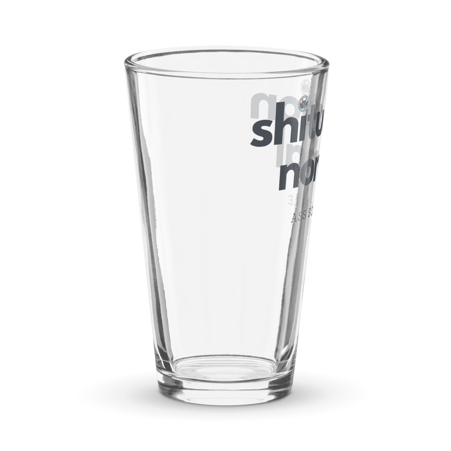 Shituation Normal shaker pint glass