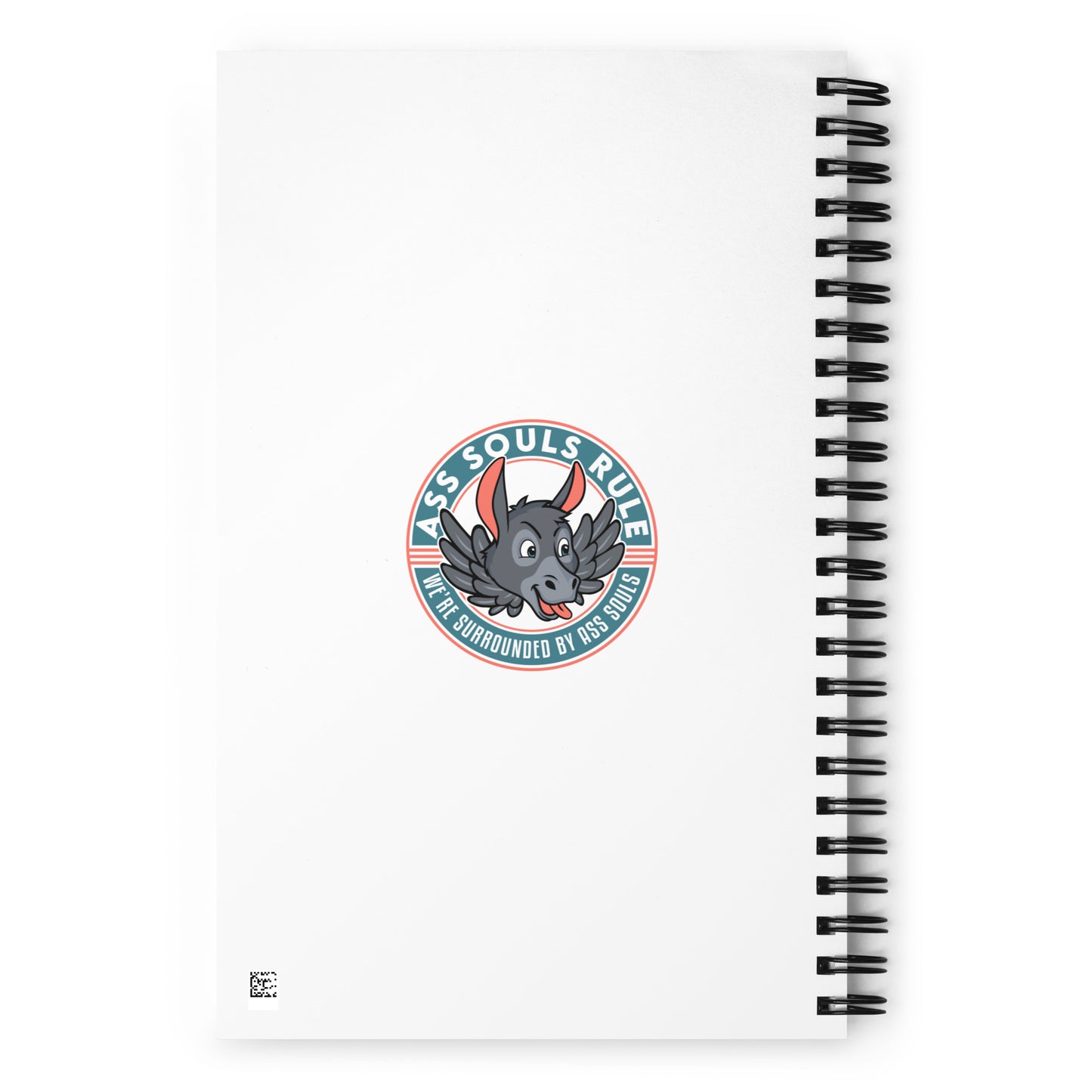 Only You Can Prevent Ass Souls spiral notebook