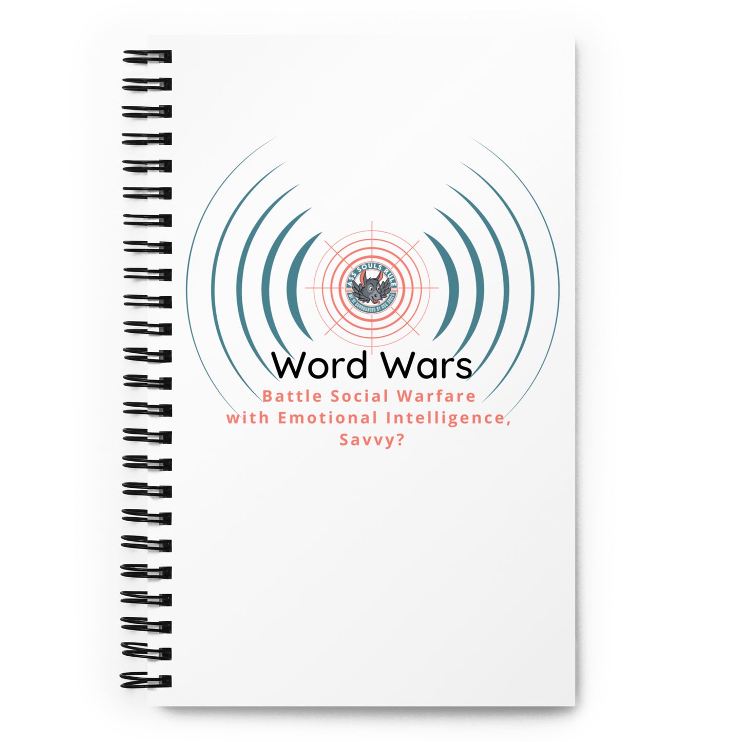 Word Wars spiral notebook