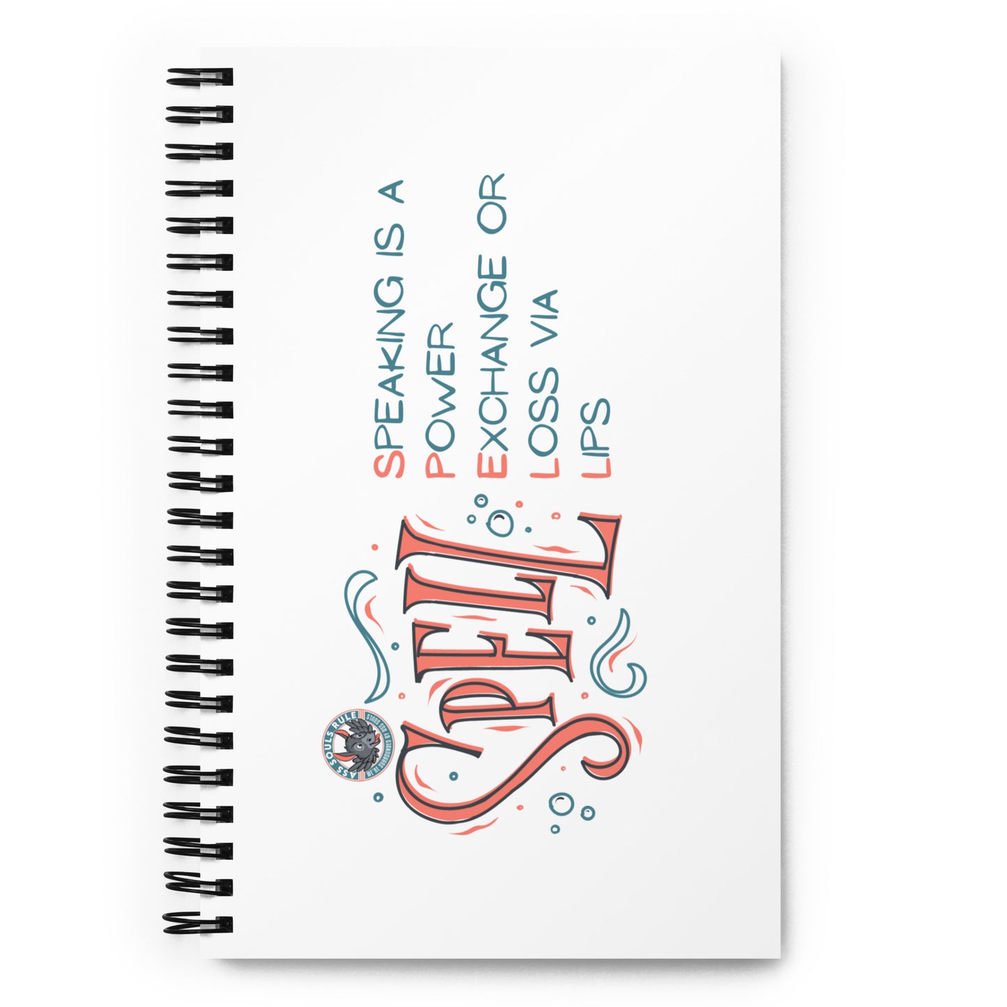 S.P.E.L.L. spiral notebook