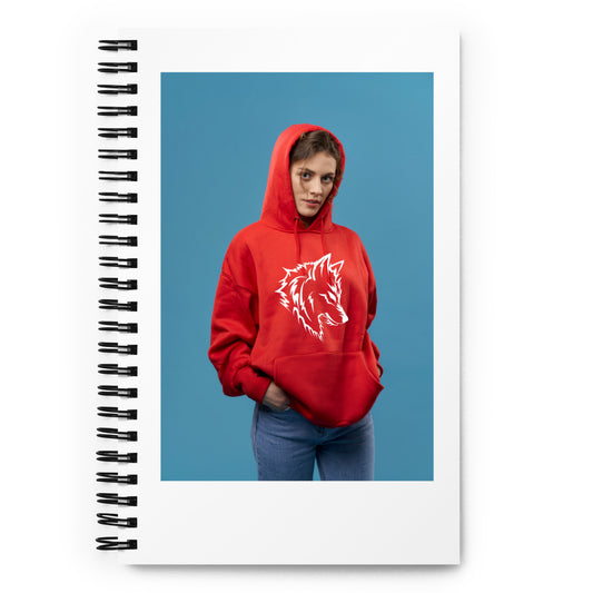 Little Red Riding Wolf spiral notebook