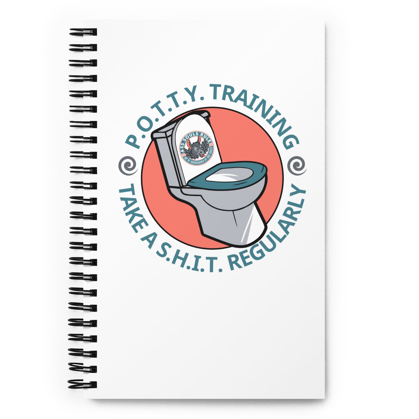 P.O.T.T.Y. Training spiral notebook