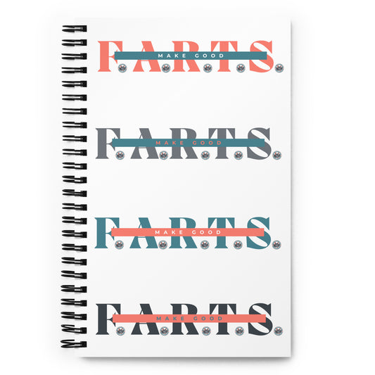 Make Good F.A.R.T.S. spiral notebook