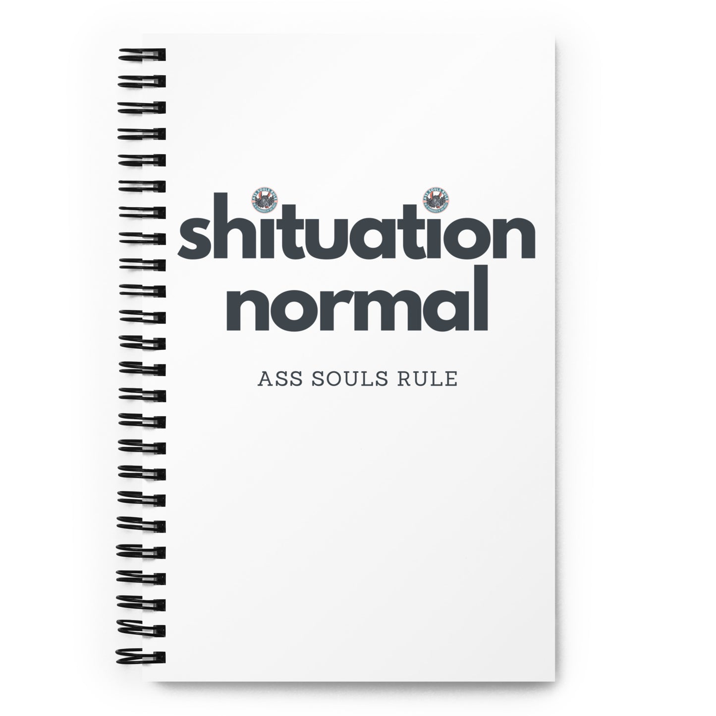 Shituation Normal spiral notebook