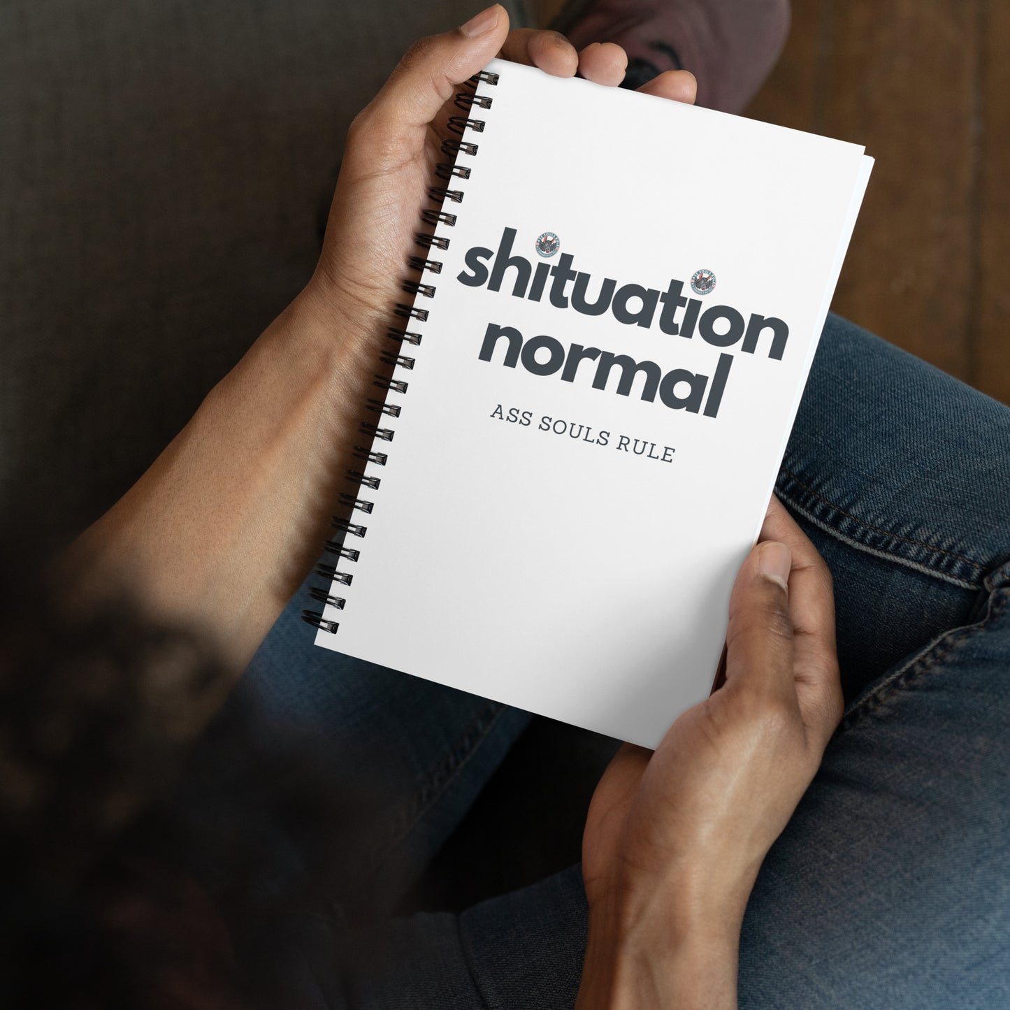 Shituation Normal spiral notebook