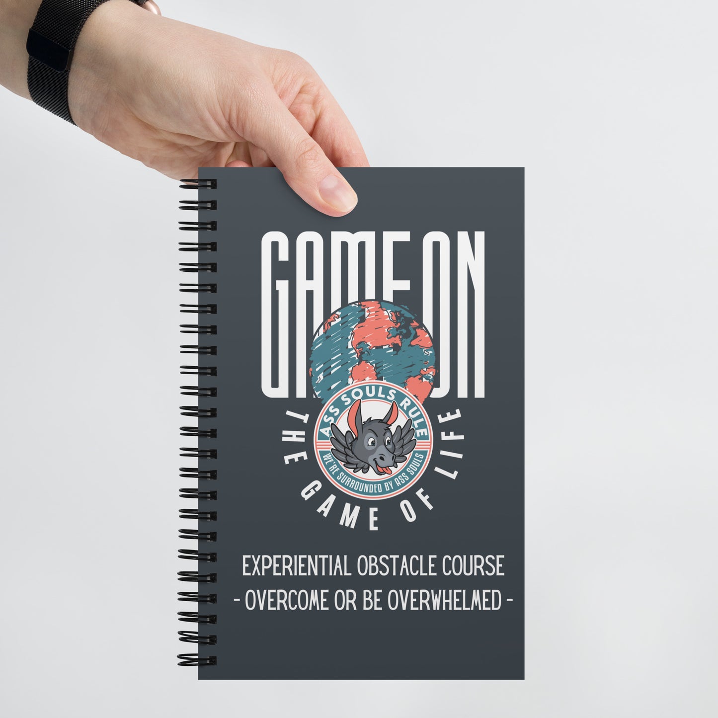 Experiential Obstacle Course spiral notebook