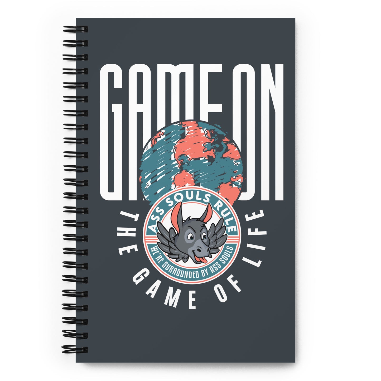 Game On spiral notebook