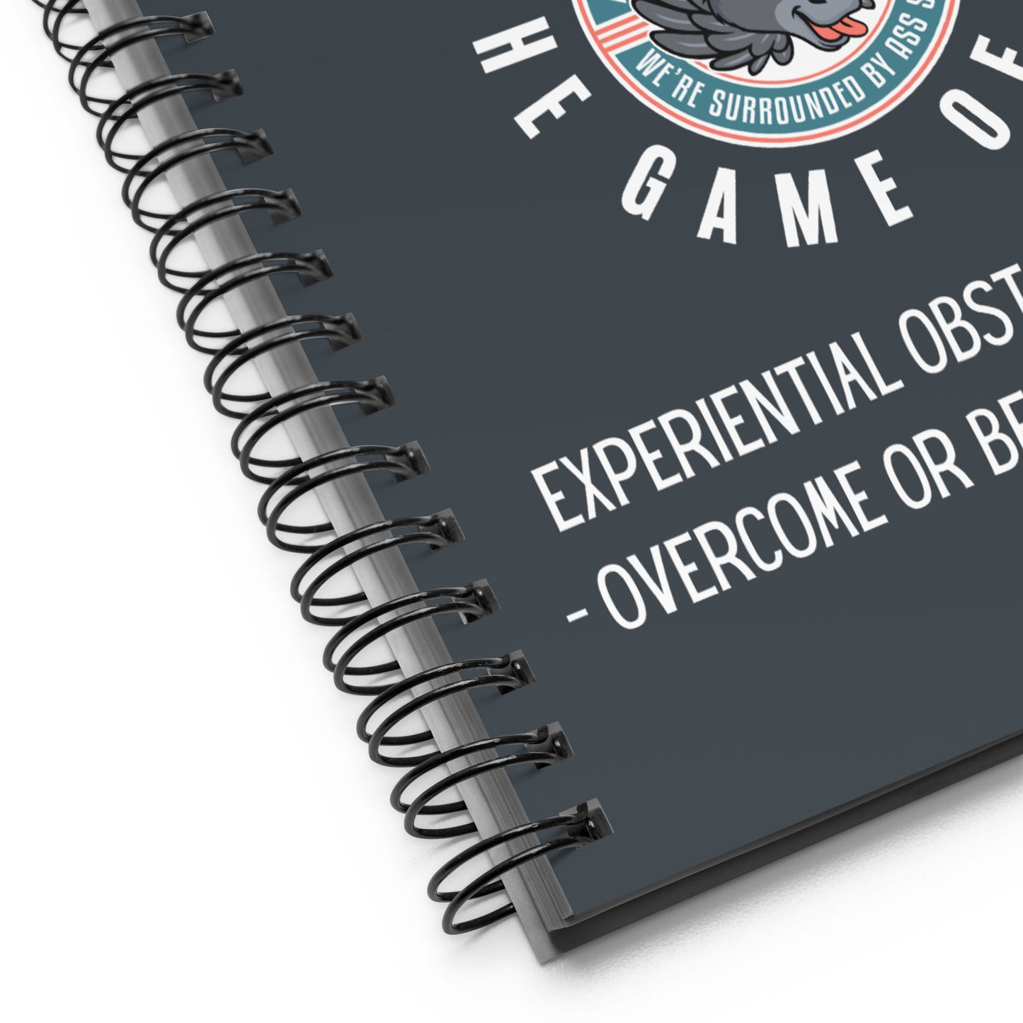 Experiential Obstacle Course spiral notebook