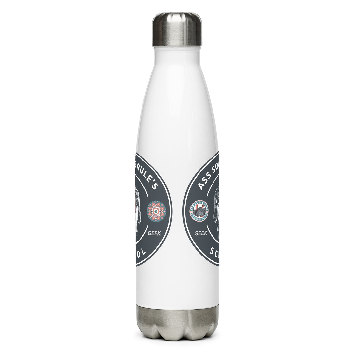 Ass Souls Rule's School stainless steel water bottle