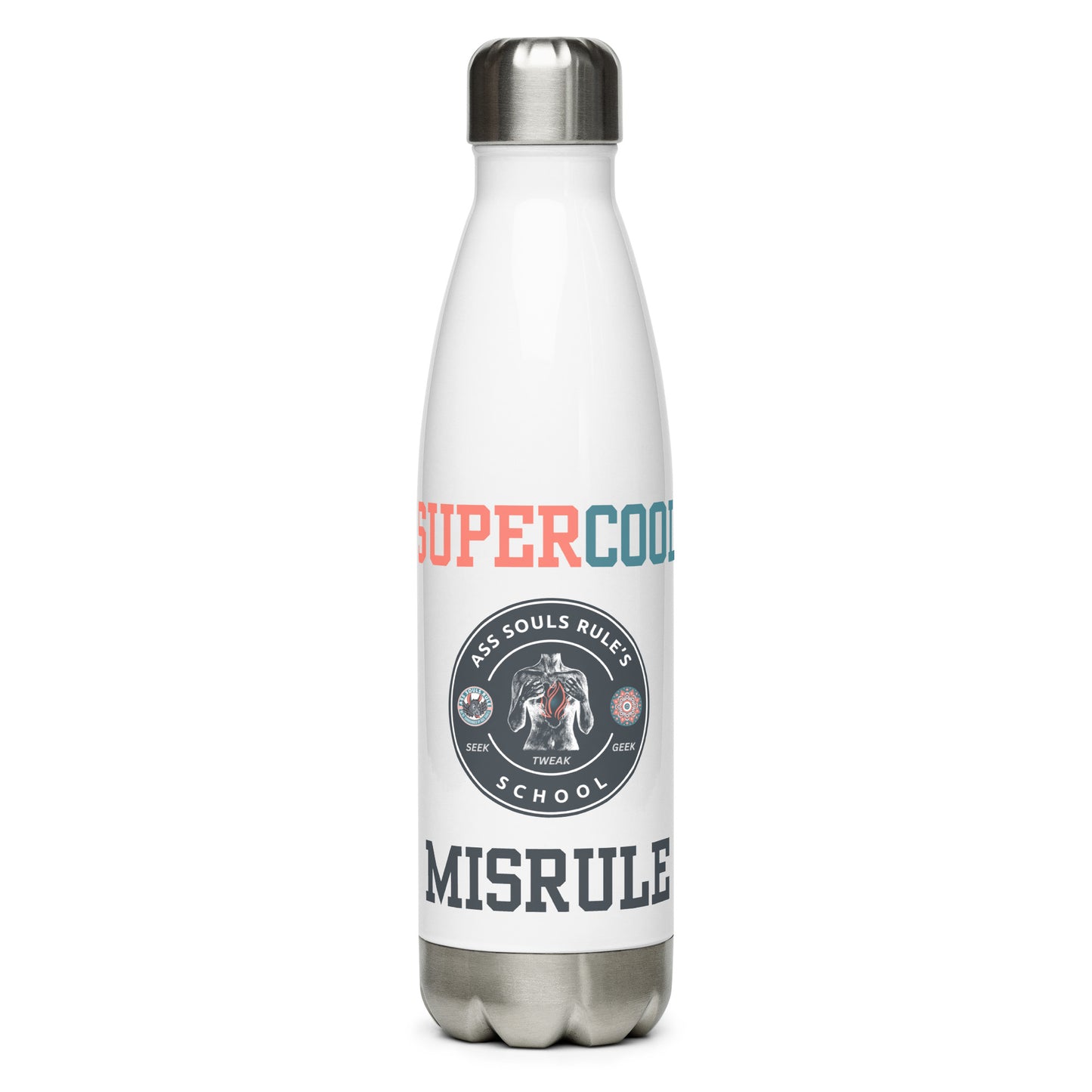 SuperCool MisRule stainless steel water bottle