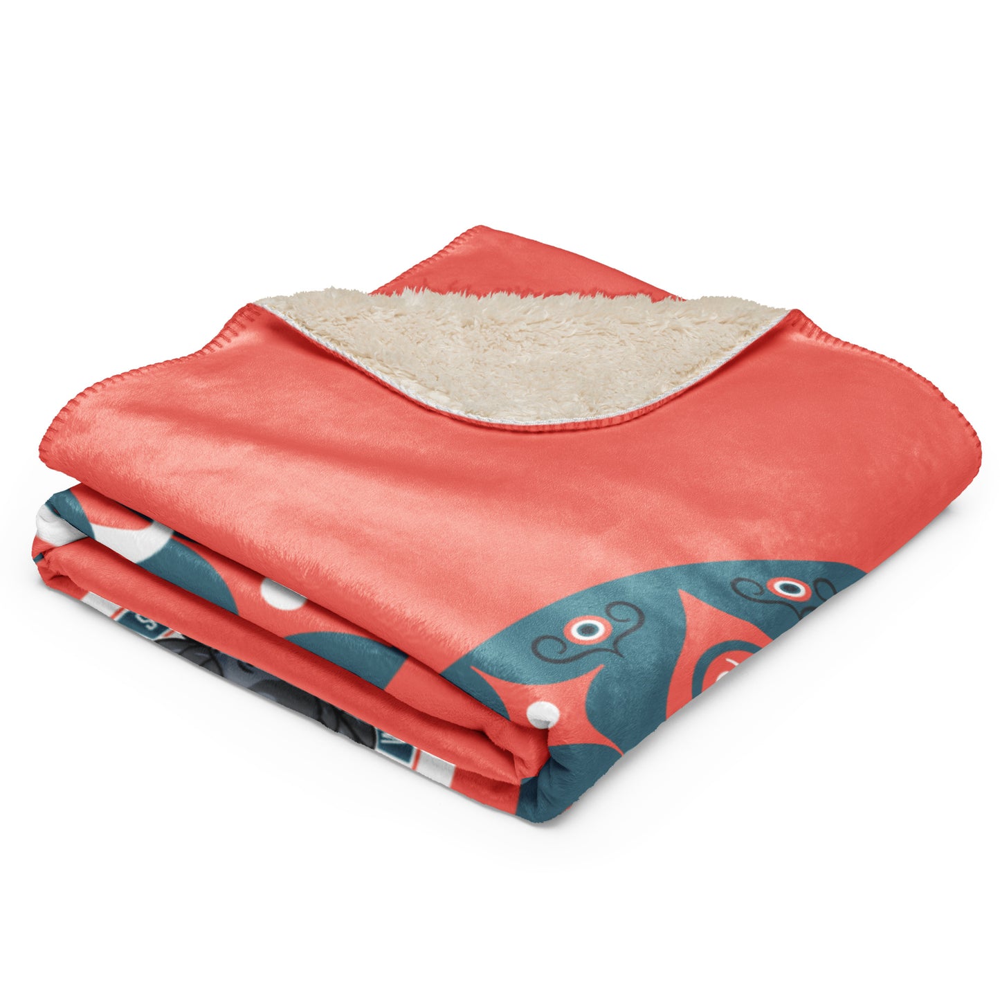 Psyche Secure-I.T. salmon sherpa blanket