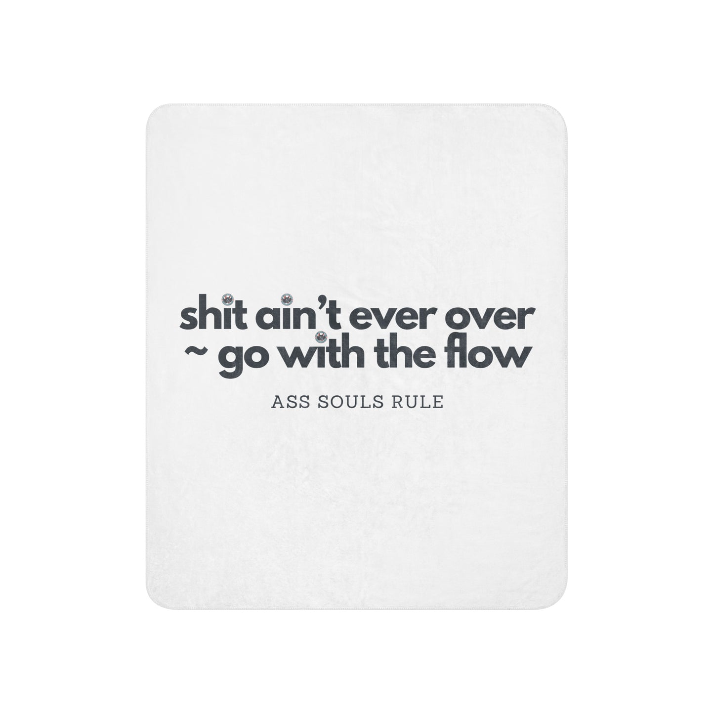 Go With the Flow sherpa blanket