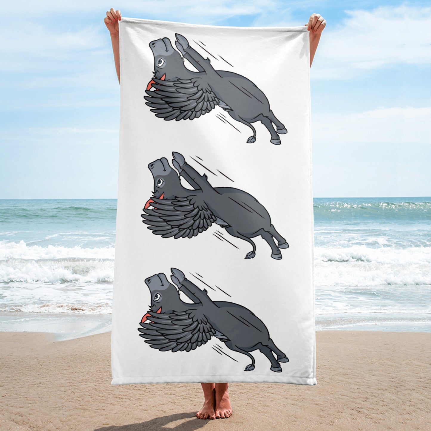 Flying Acer towel