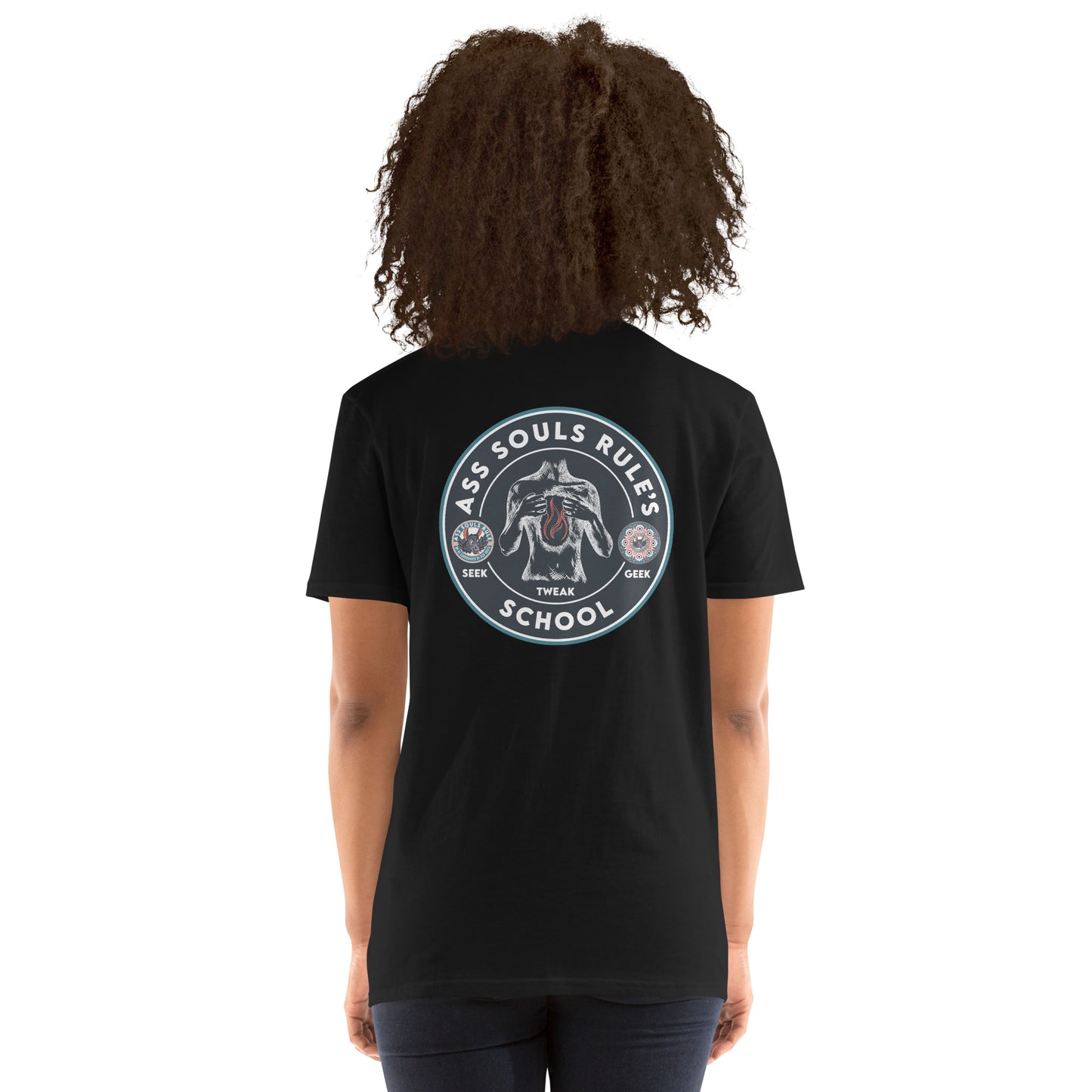 Ass Souls Rule's School short-sleeve unisex t-shirt