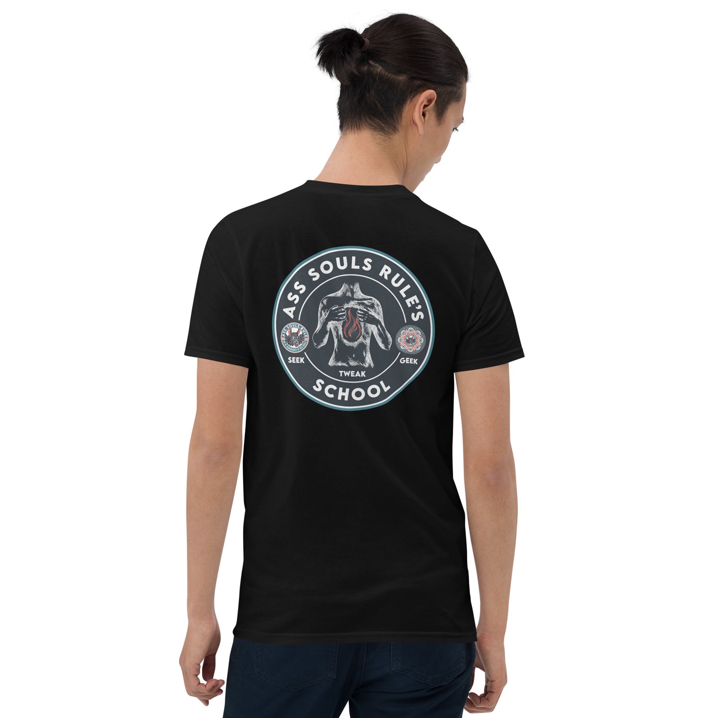 Ass Souls Rule's School short-sleeve unisex t-shirt