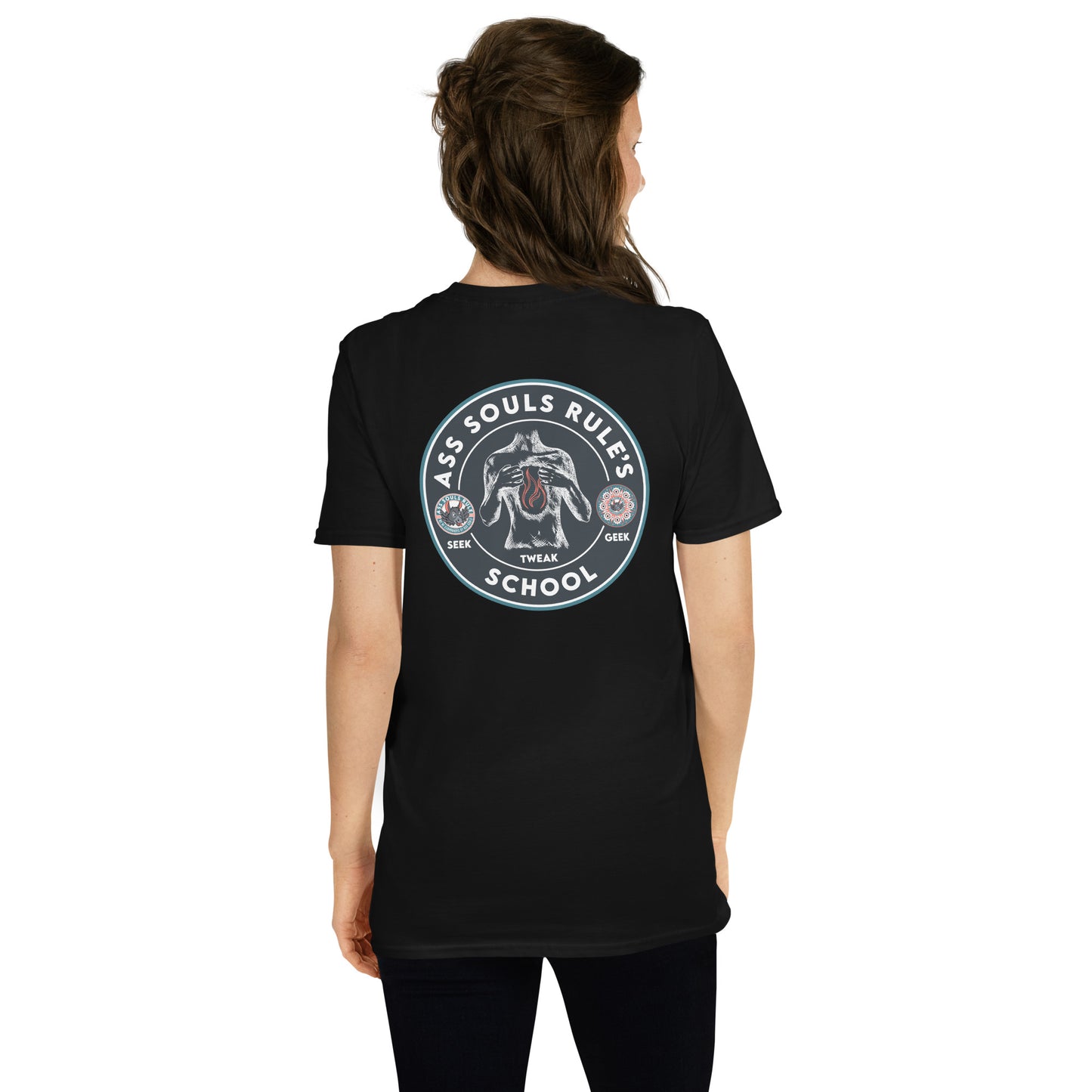 Ass Souls Rule's School short-sleeve unisex t-shirt