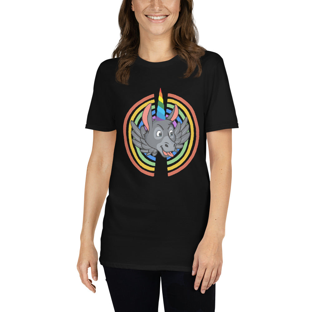 Rainbows & Unicorns short-sleeve unisex t-shirt