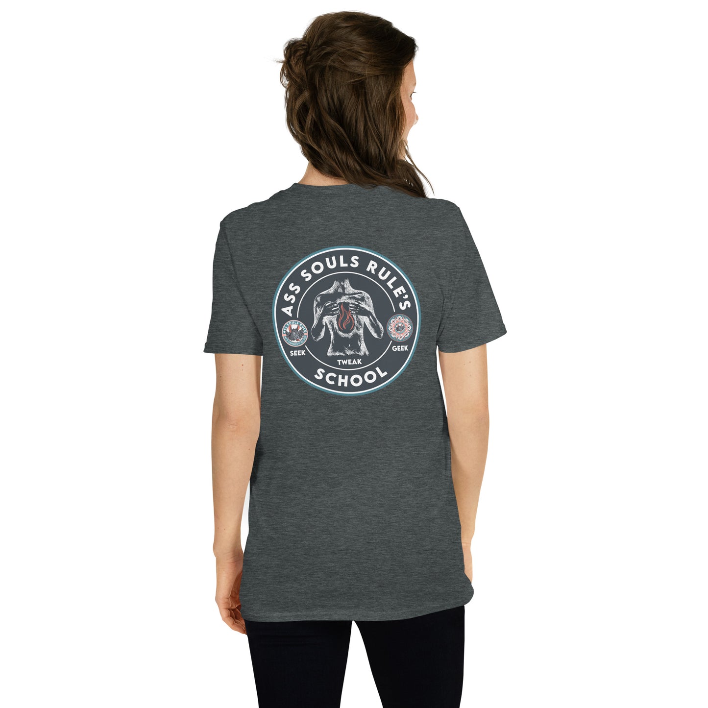 Ass Souls Rule's School short-sleeve unisex t-shirt