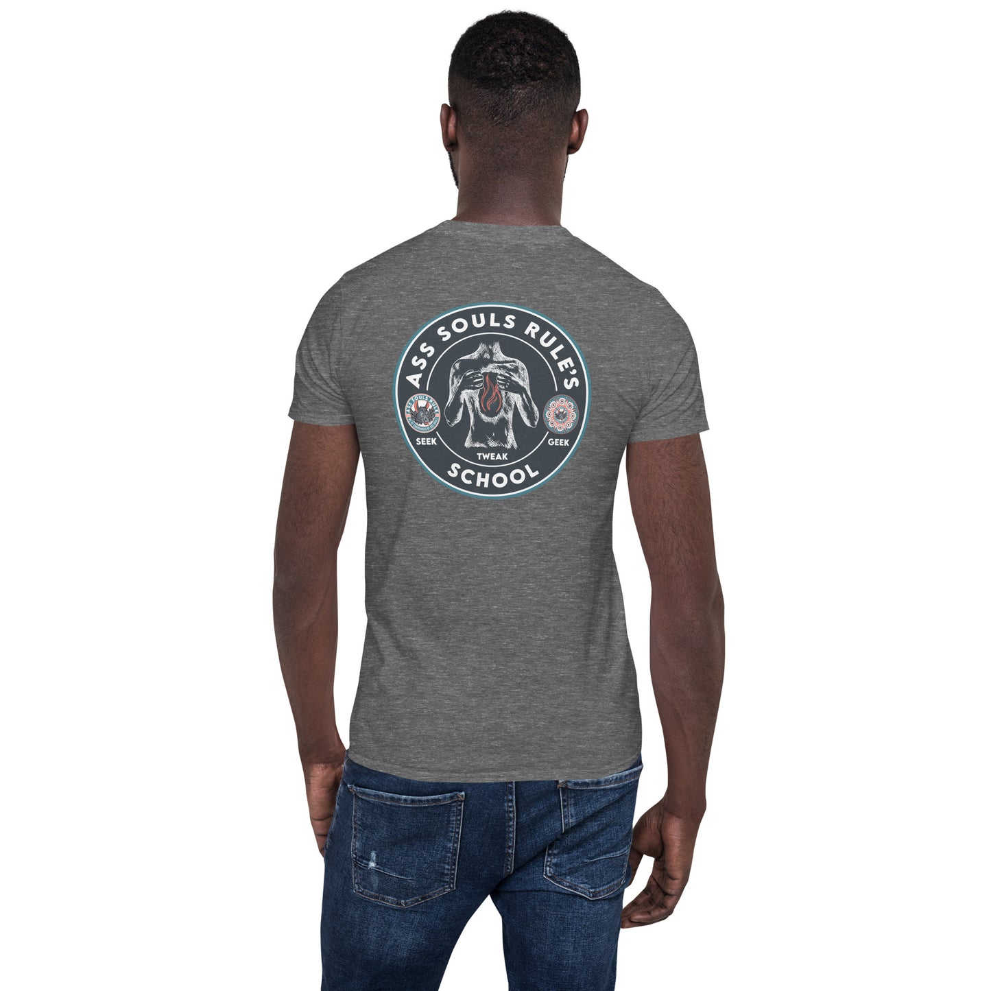 Ass Souls Rule's School short-sleeve unisex t-shirt