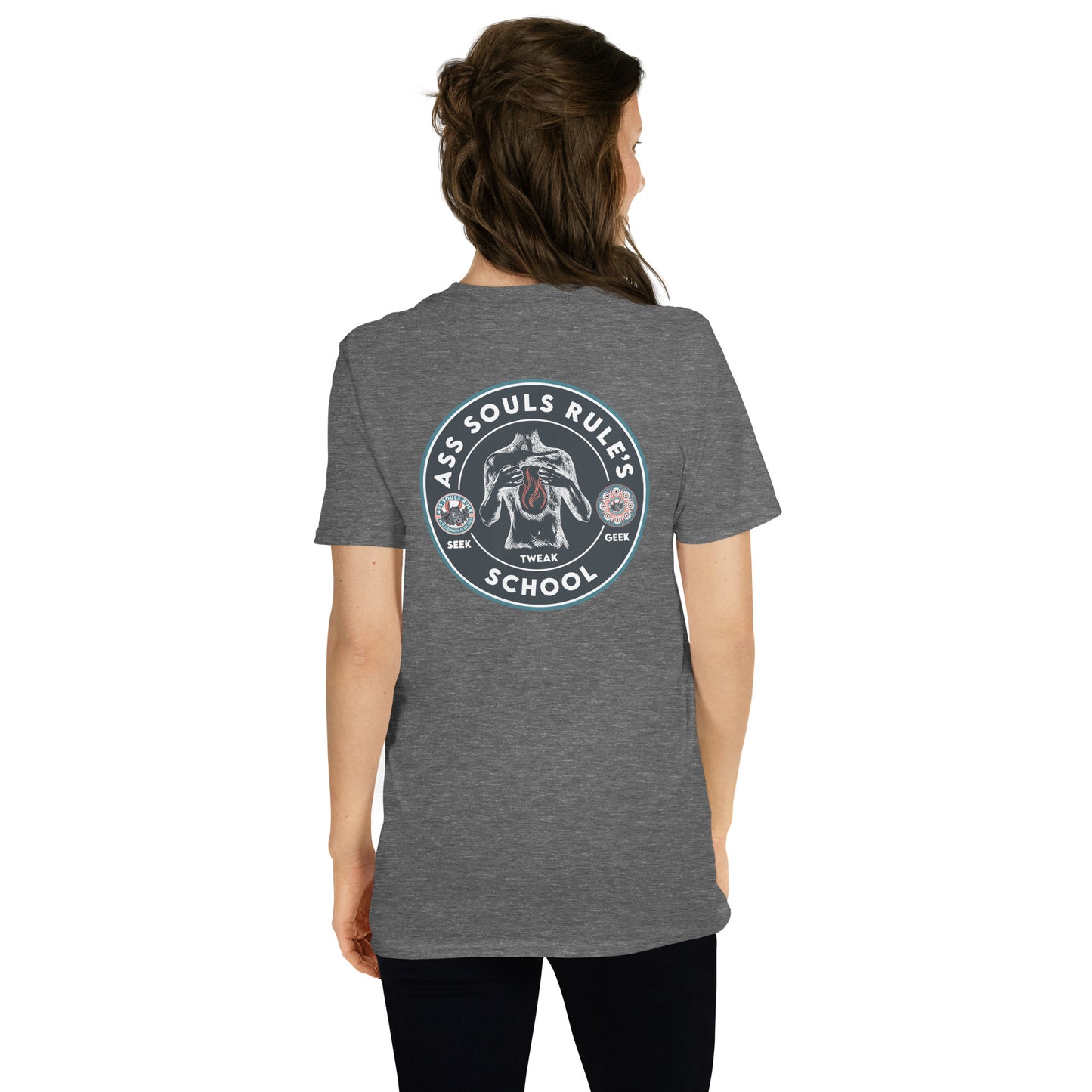 Ass Souls Rule's School short-sleeve unisex t-shirt