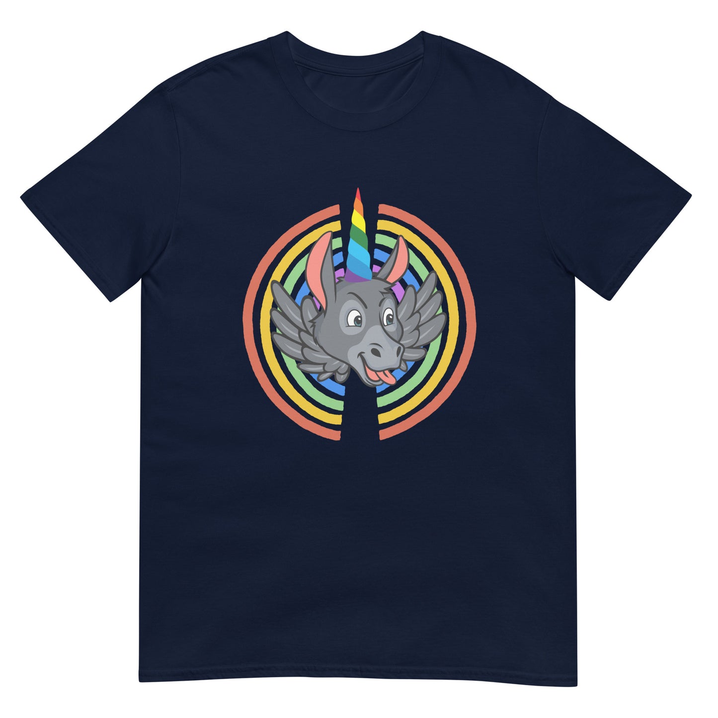 Rainbows & Unicorns short-sleeve unisex t-shirt