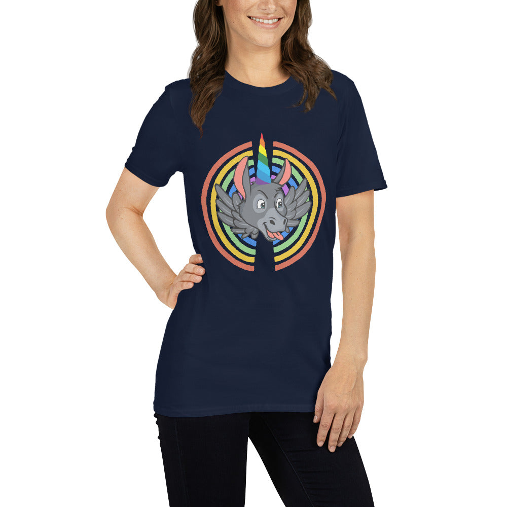 Rainbows & Unicorns short-sleeve unisex t-shirt