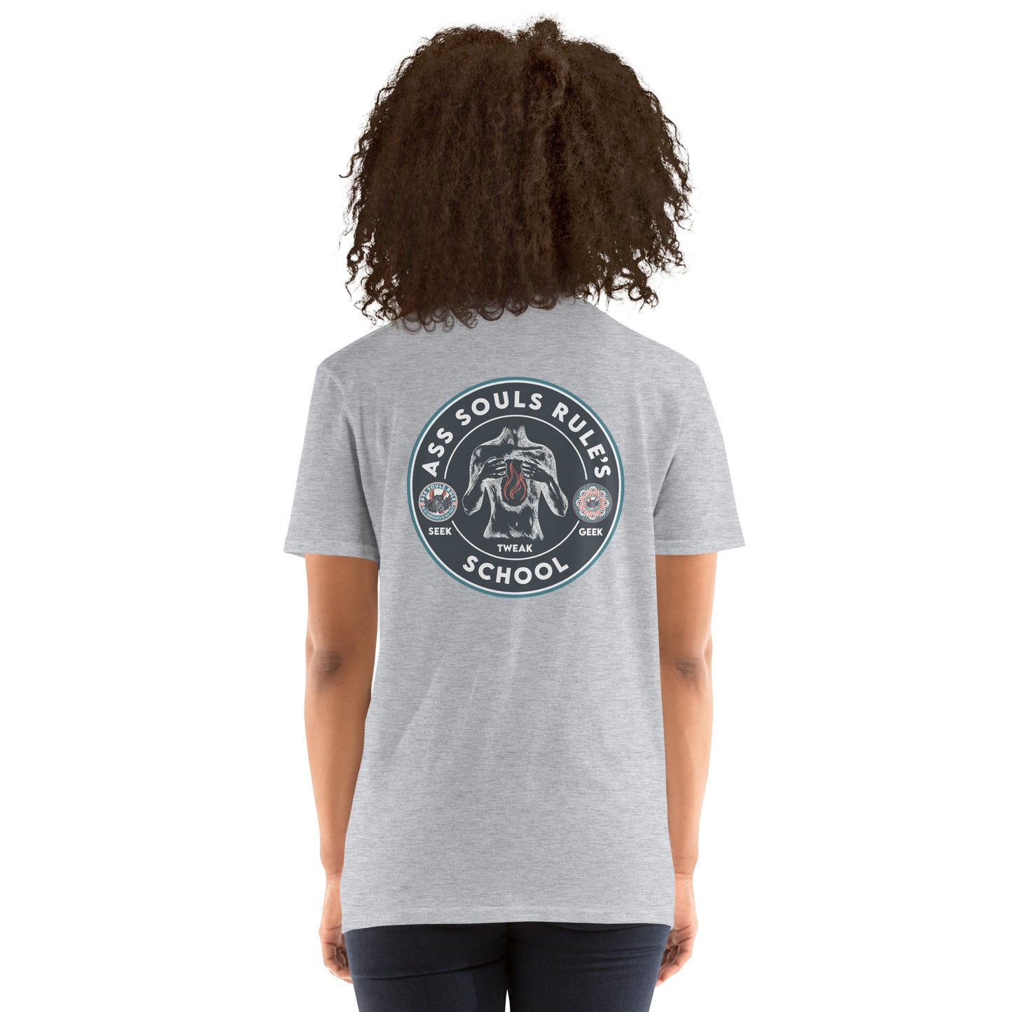 Ass Souls Rule's School short-sleeve unisex t-shirt