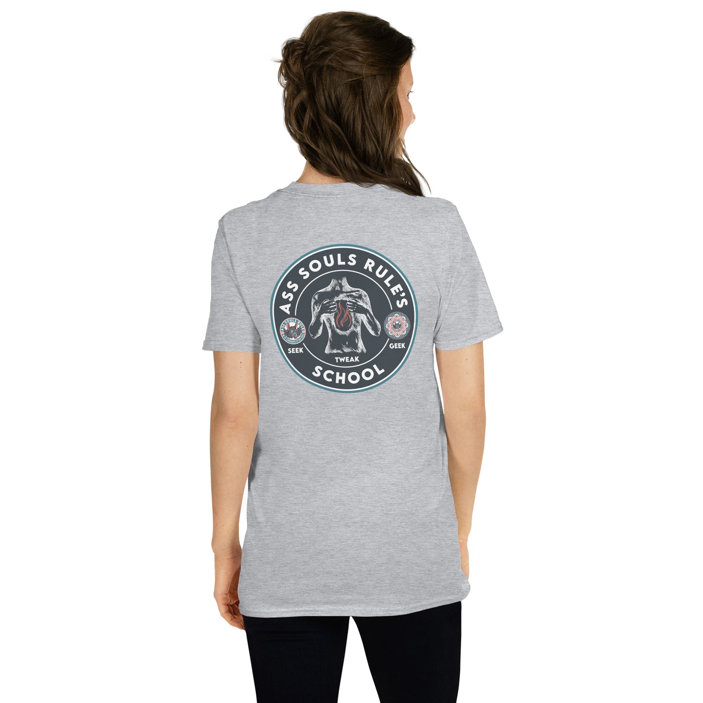 Ass Souls Rule's School short-sleeve unisex t-shirt