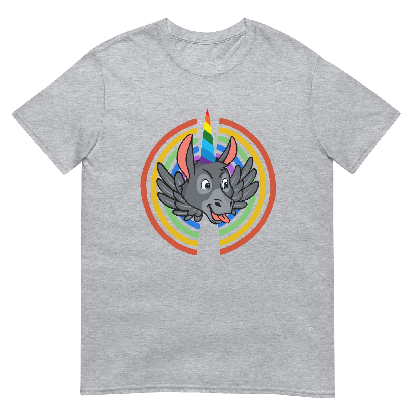 Rainbows & Unicorns short-sleeve unisex t-shirt