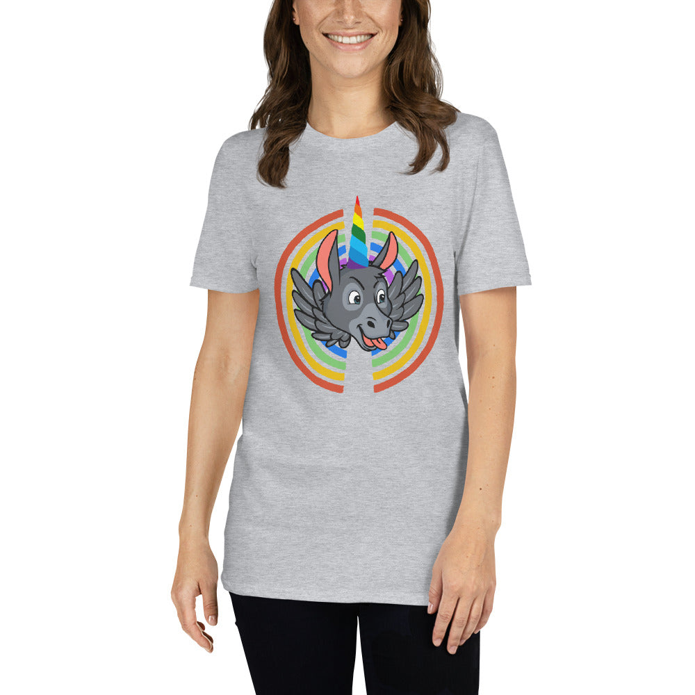 Rainbows & Unicorns short-sleeve unisex t-shirt