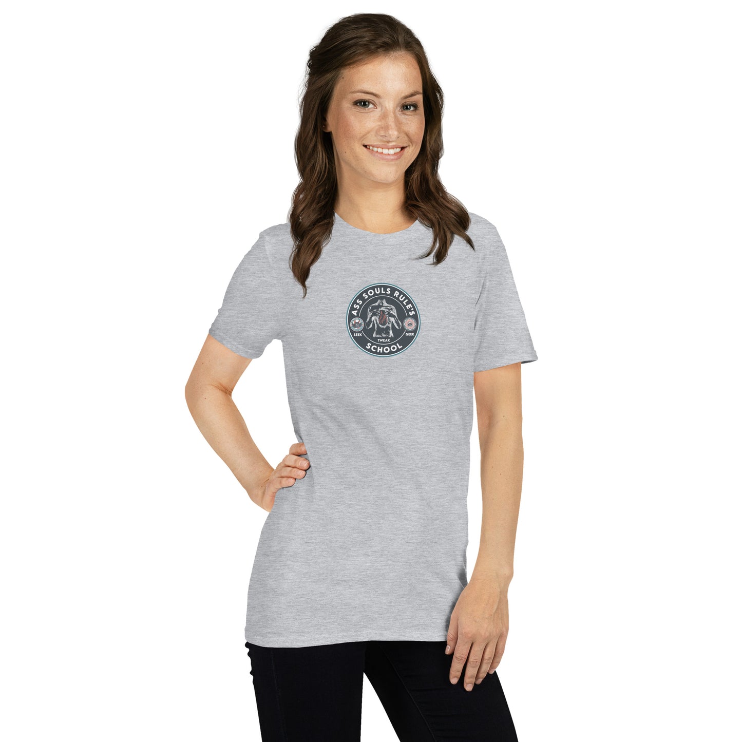 Ass Souls Rule's School short-sleeve unisex t-shirt