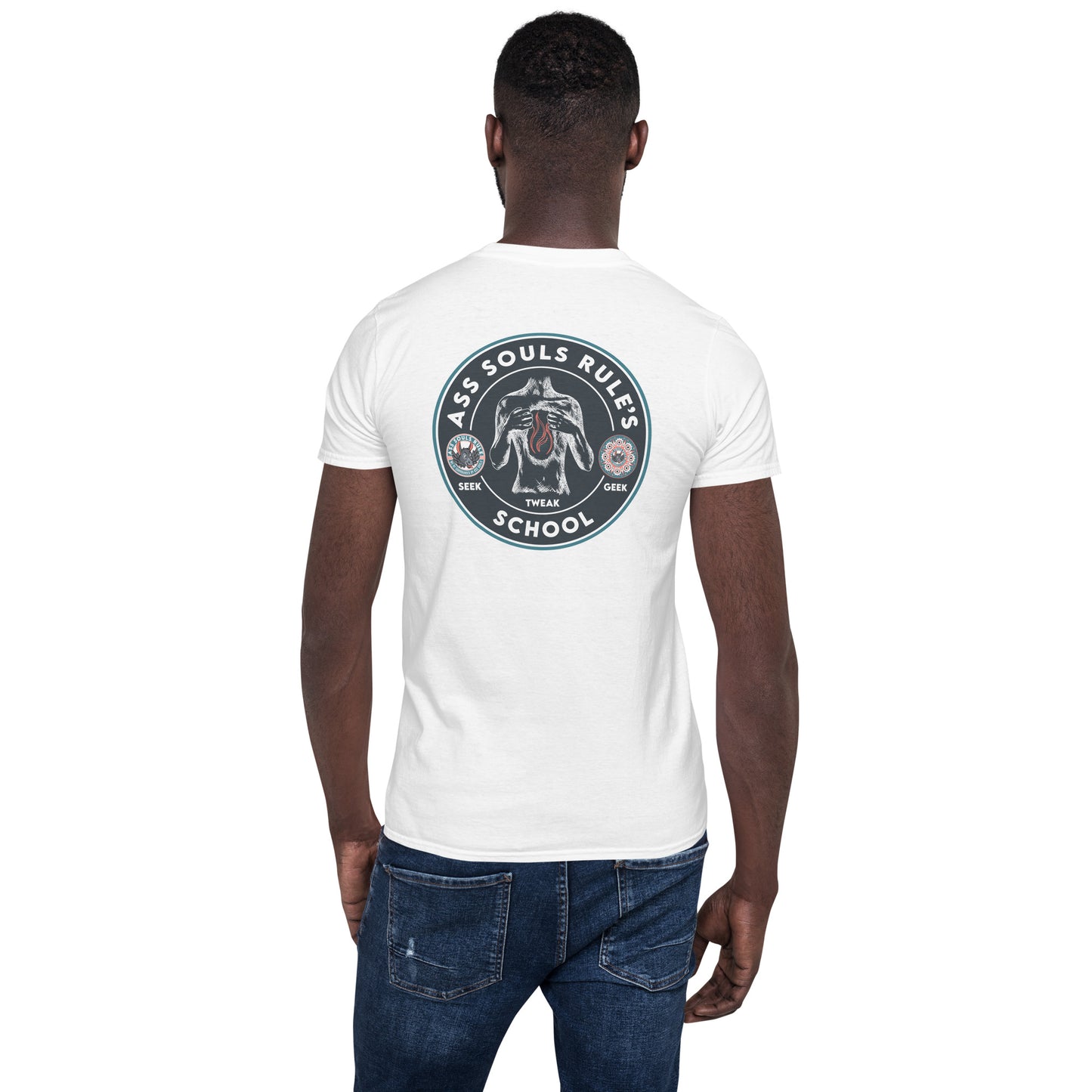 Ass Souls Rule's School short-sleeve unisex t-shirt