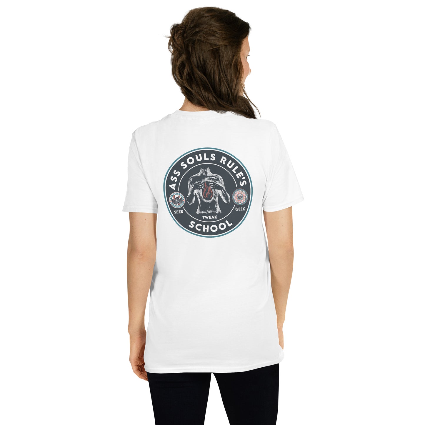 Ass Souls Rule's School short-sleeve unisex t-shirt