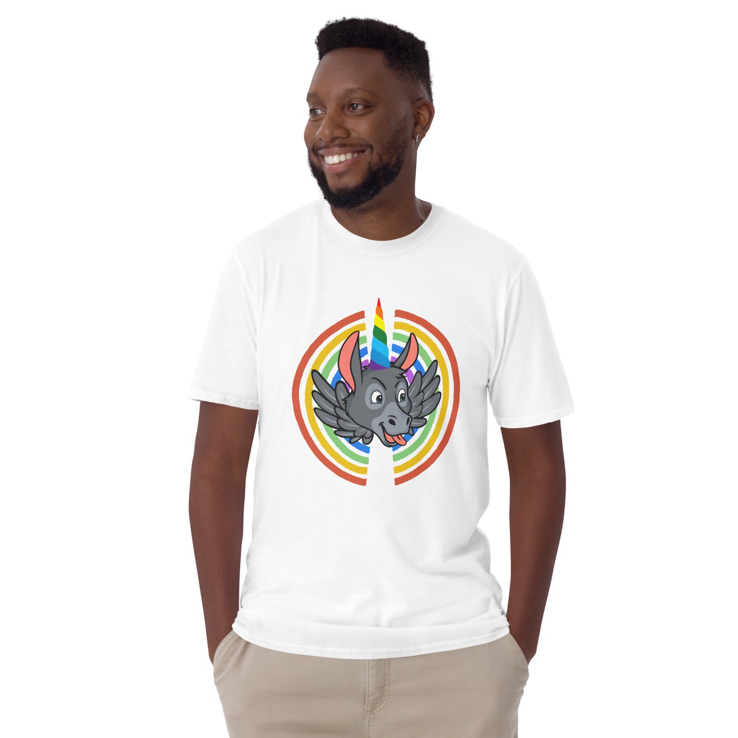 Rainbows & Unicorns short-sleeve unisex t-shirt