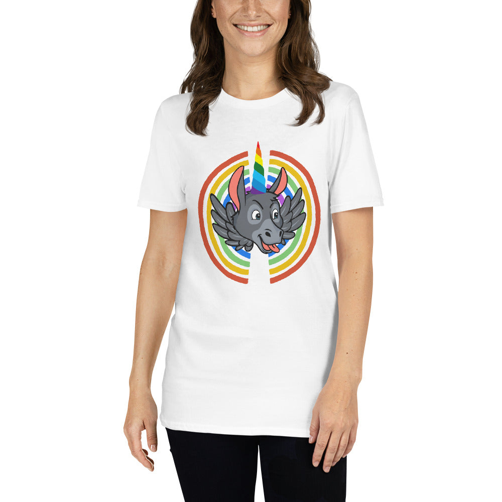 Rainbows & Unicorns short-sleeve unisex t-shirt