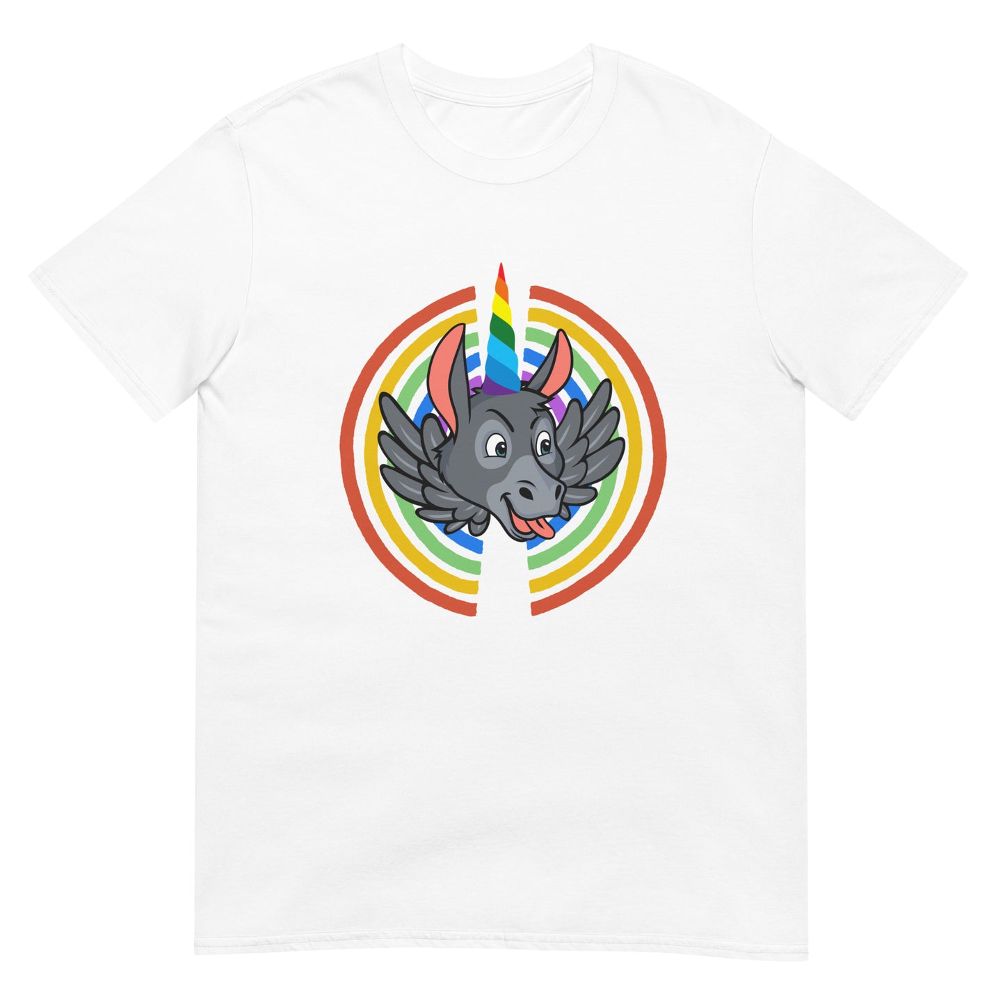 Rainbows & Unicorns short-sleeve unisex t-shirt