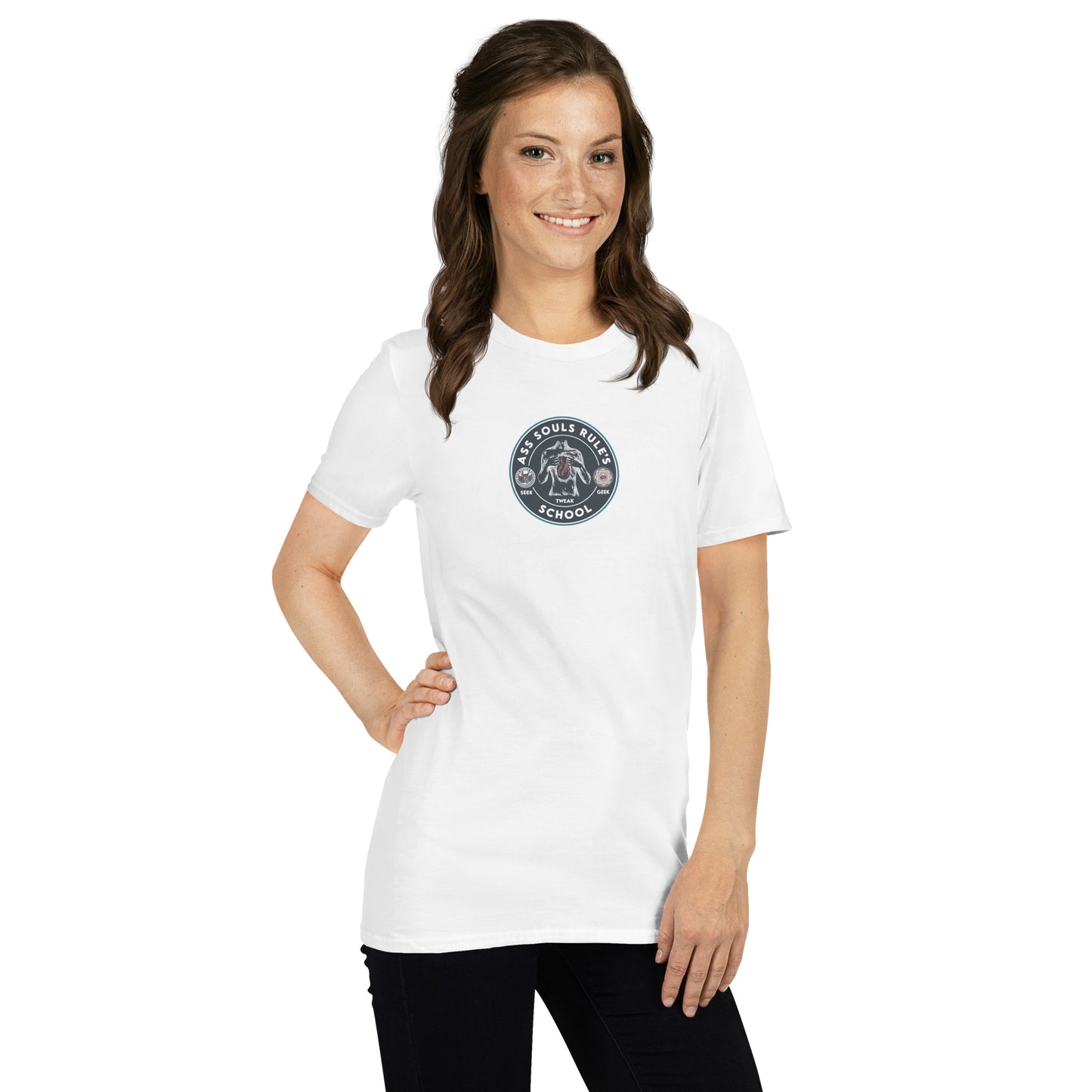 Ass Souls Rule's School short-sleeve unisex t-shirt