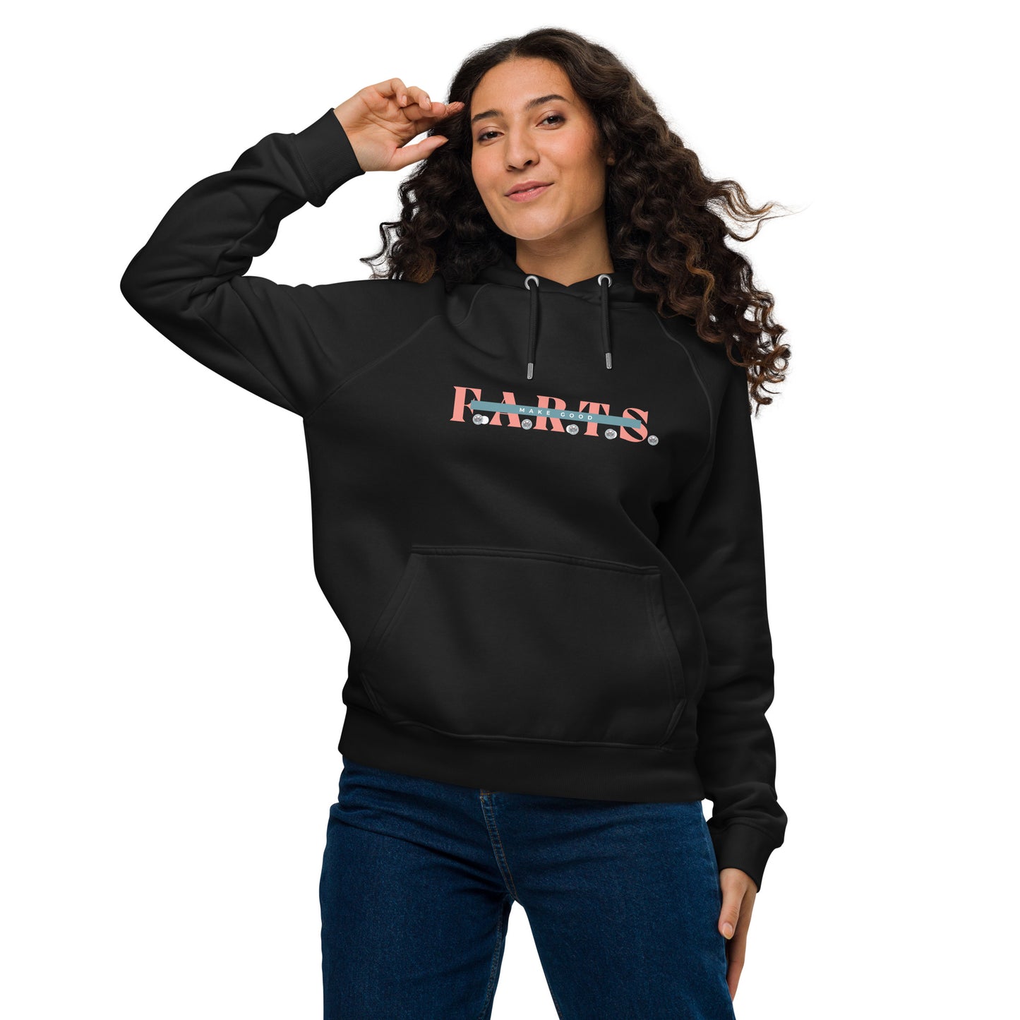 Make Good F.A.R.T.S. unisex eco raglan hoodie