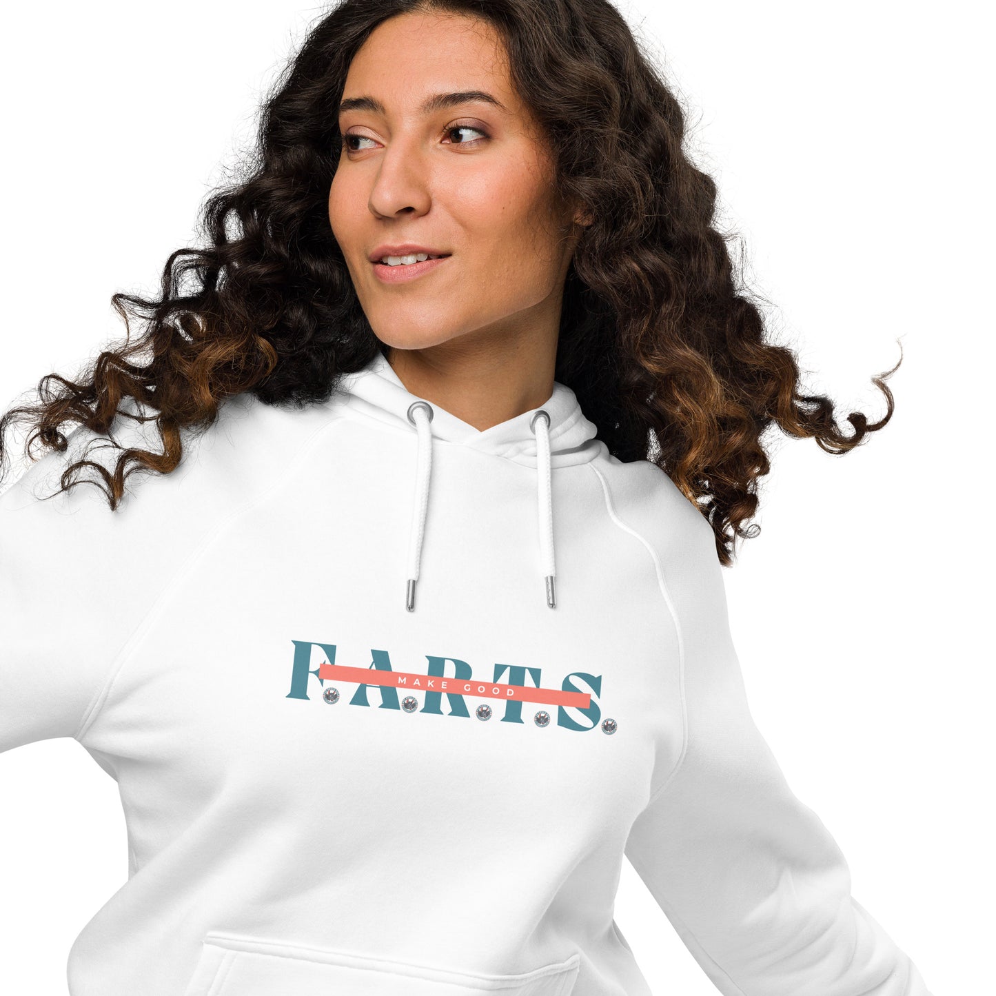 Make Good F.A.R.T.S. unisex eco raglan hoodie