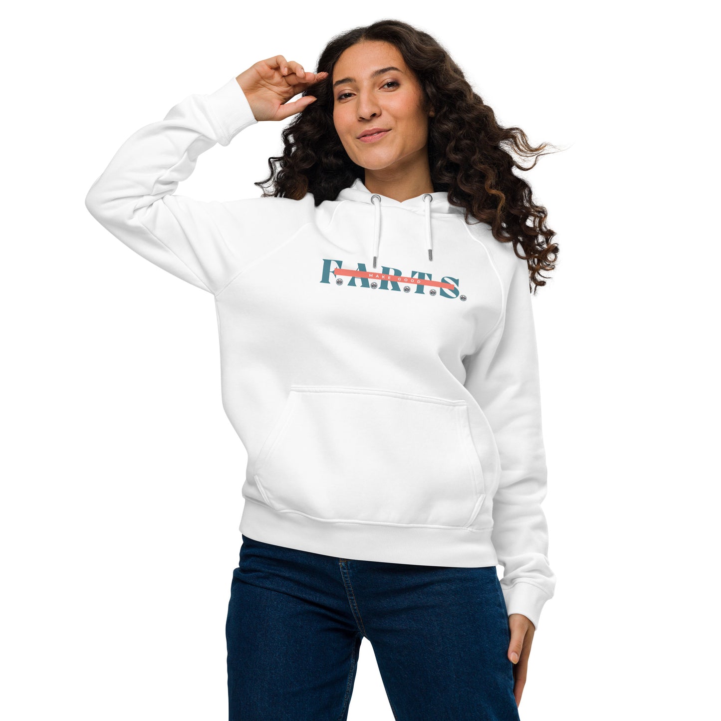 Make Good F.A.R.T.S. unisex eco raglan hoodie