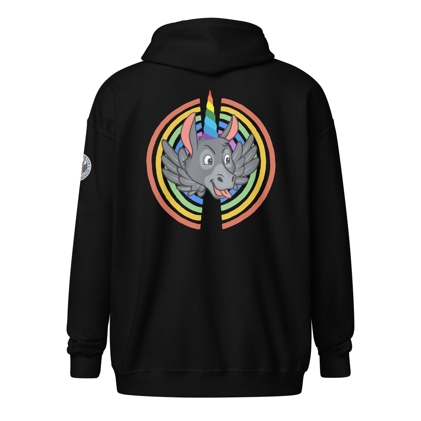 Rainbows & Unicorns unisex heavy blend zip hoodie