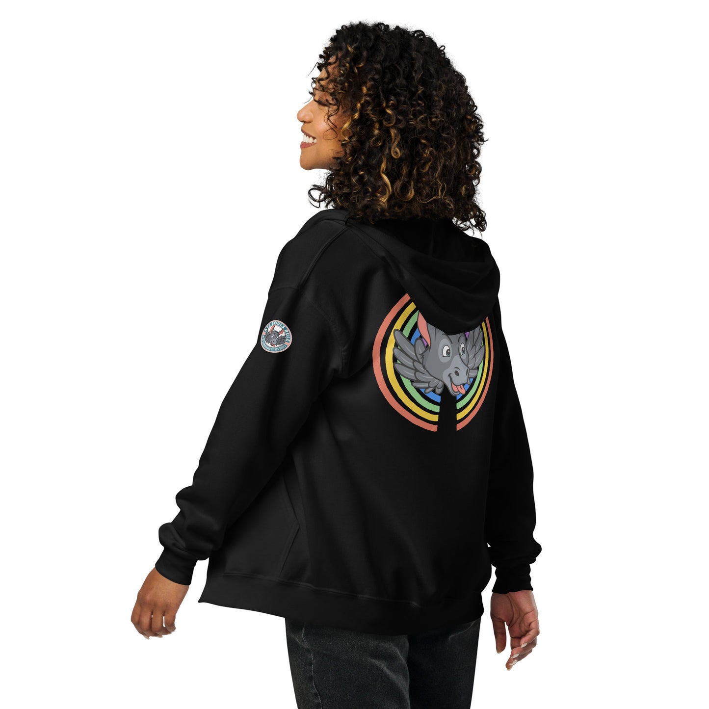 Rainbows & Unicorns unisex heavy blend zip hoodie