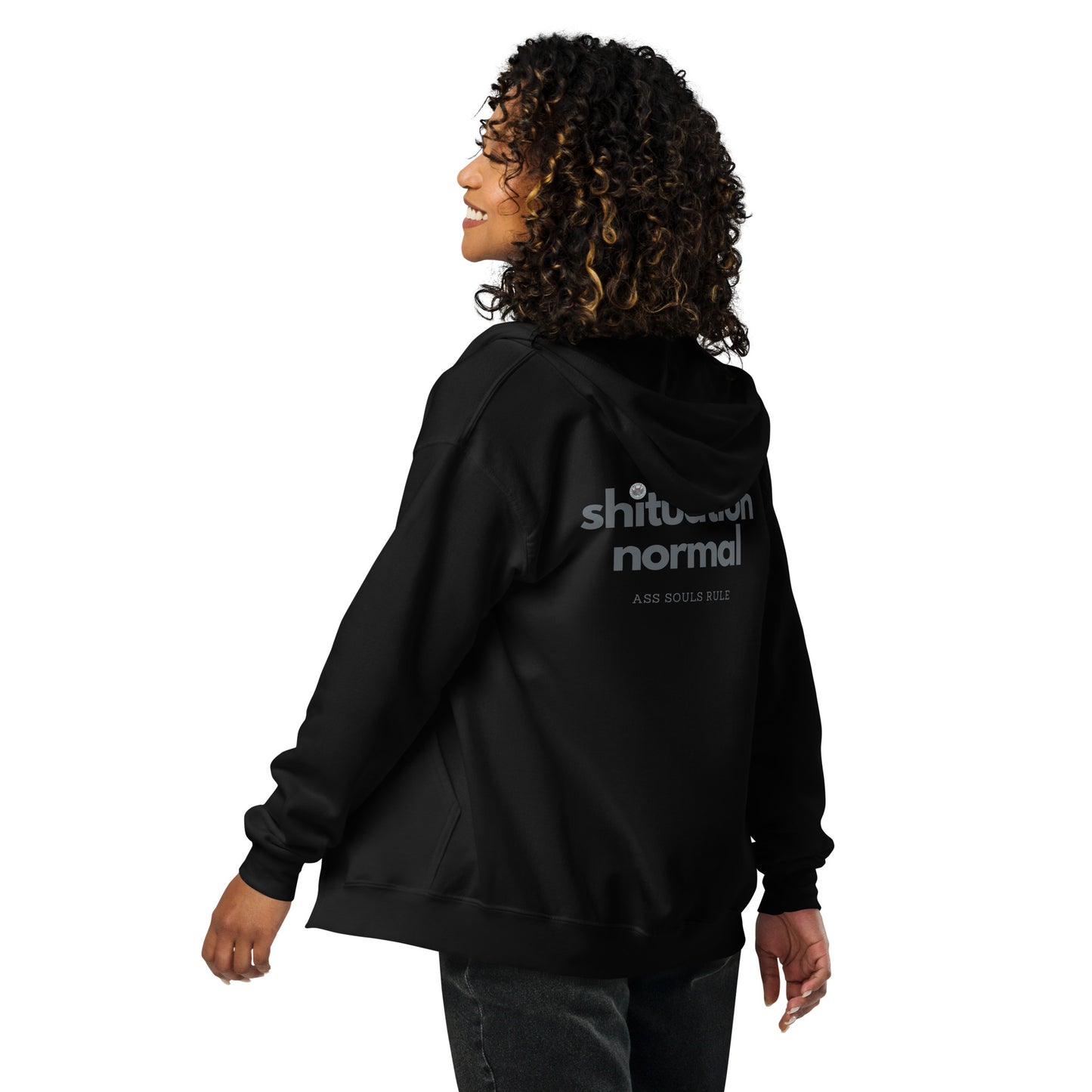 Shituational Normal unisex heavy blend zip hoodie