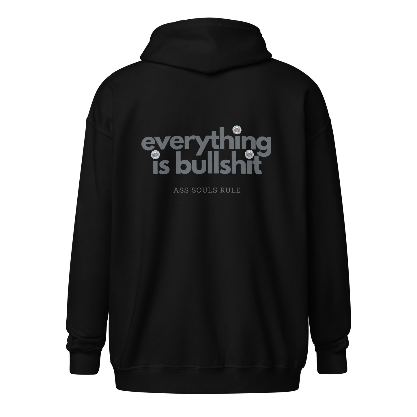 Everything is Bullshit unisex heavy blend zip hoodie