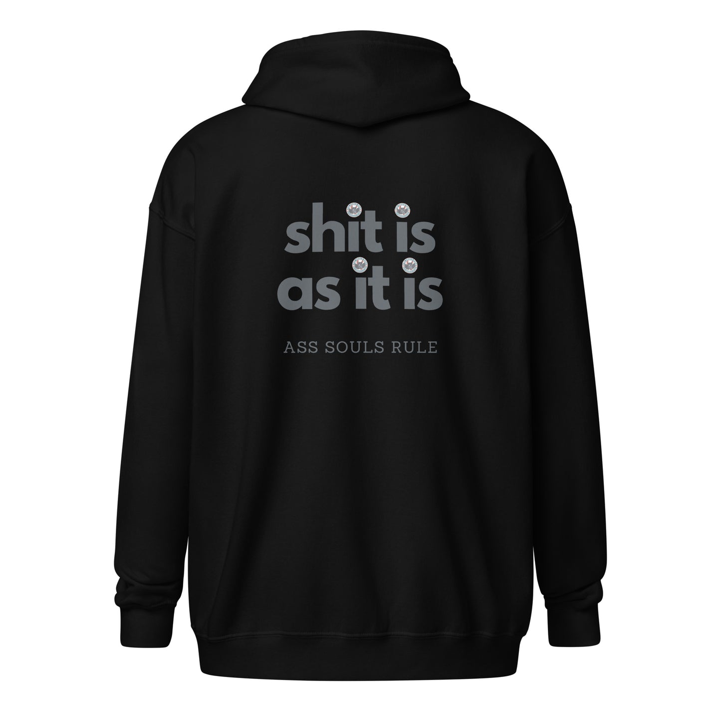 Shit Is As It Is unisex heavy blend zip hoodie