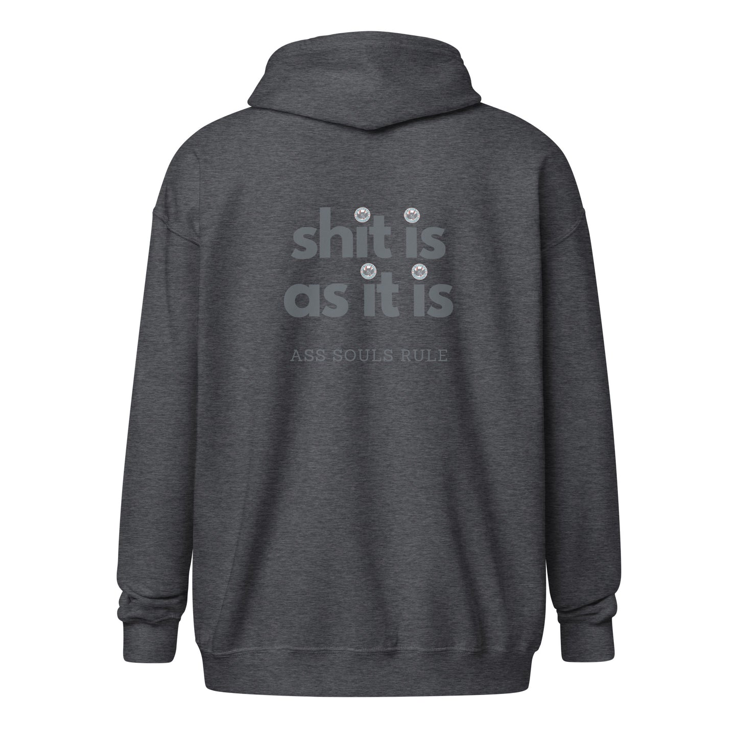 Shit Is As It Is unisex heavy blend zip hoodie